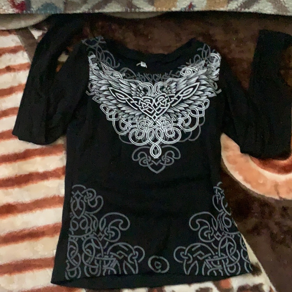 cyber y2k black top